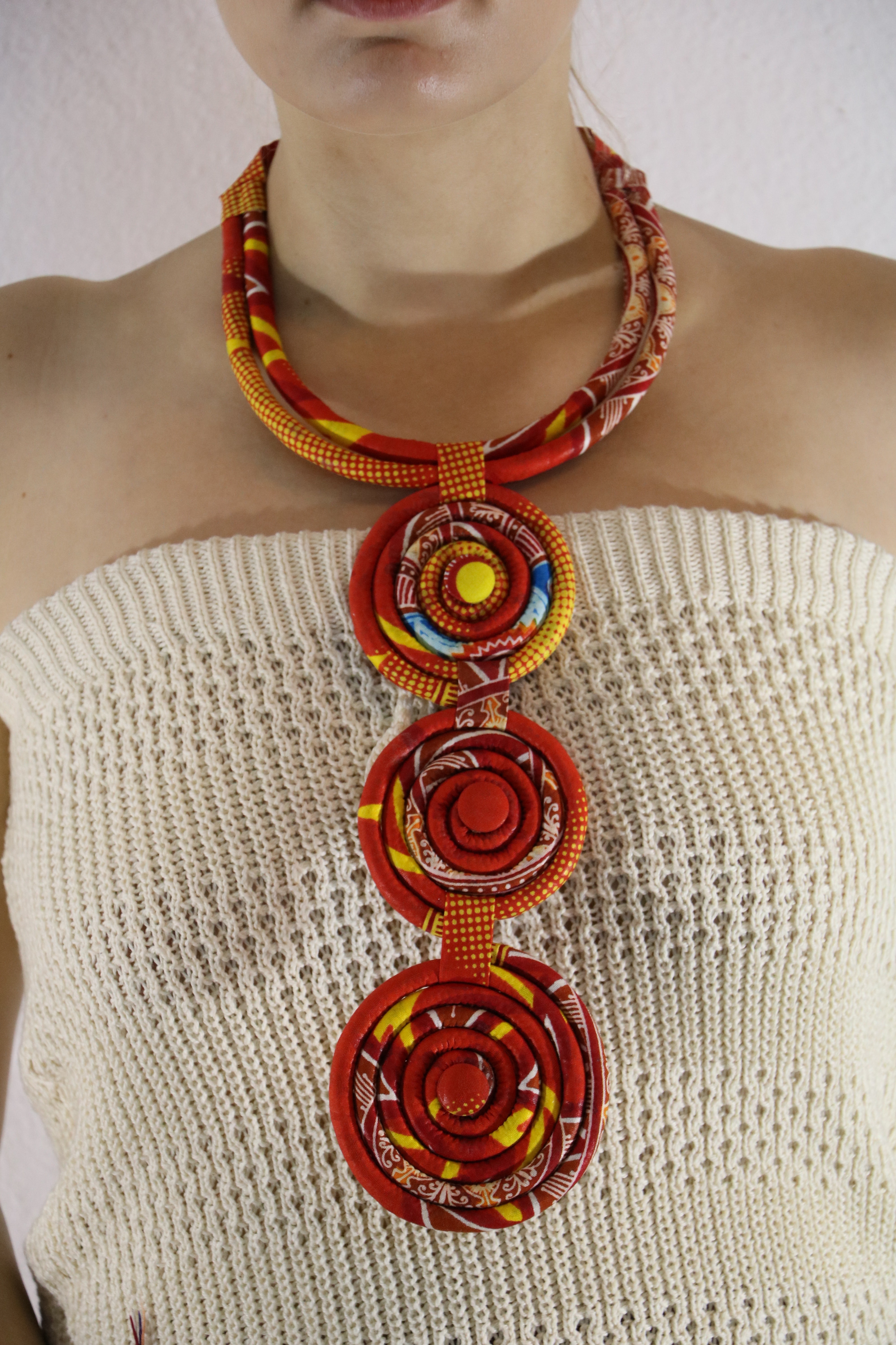 Fabric Choker Necklace – | Kasa
